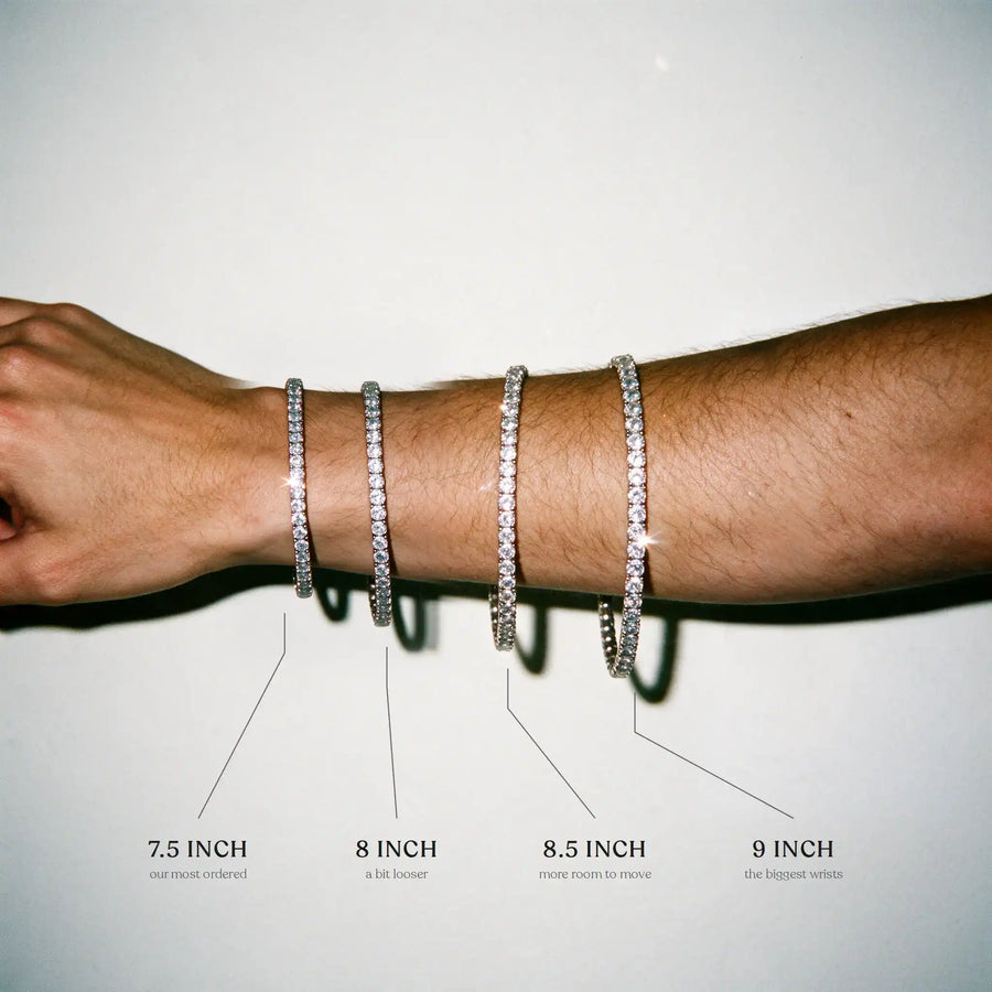 Every size, shown on the wrist