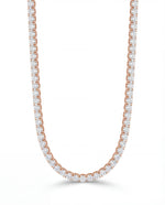 Nocta Vince 4 Prong Tennis Chain - 4MM - Rose Gold detail view