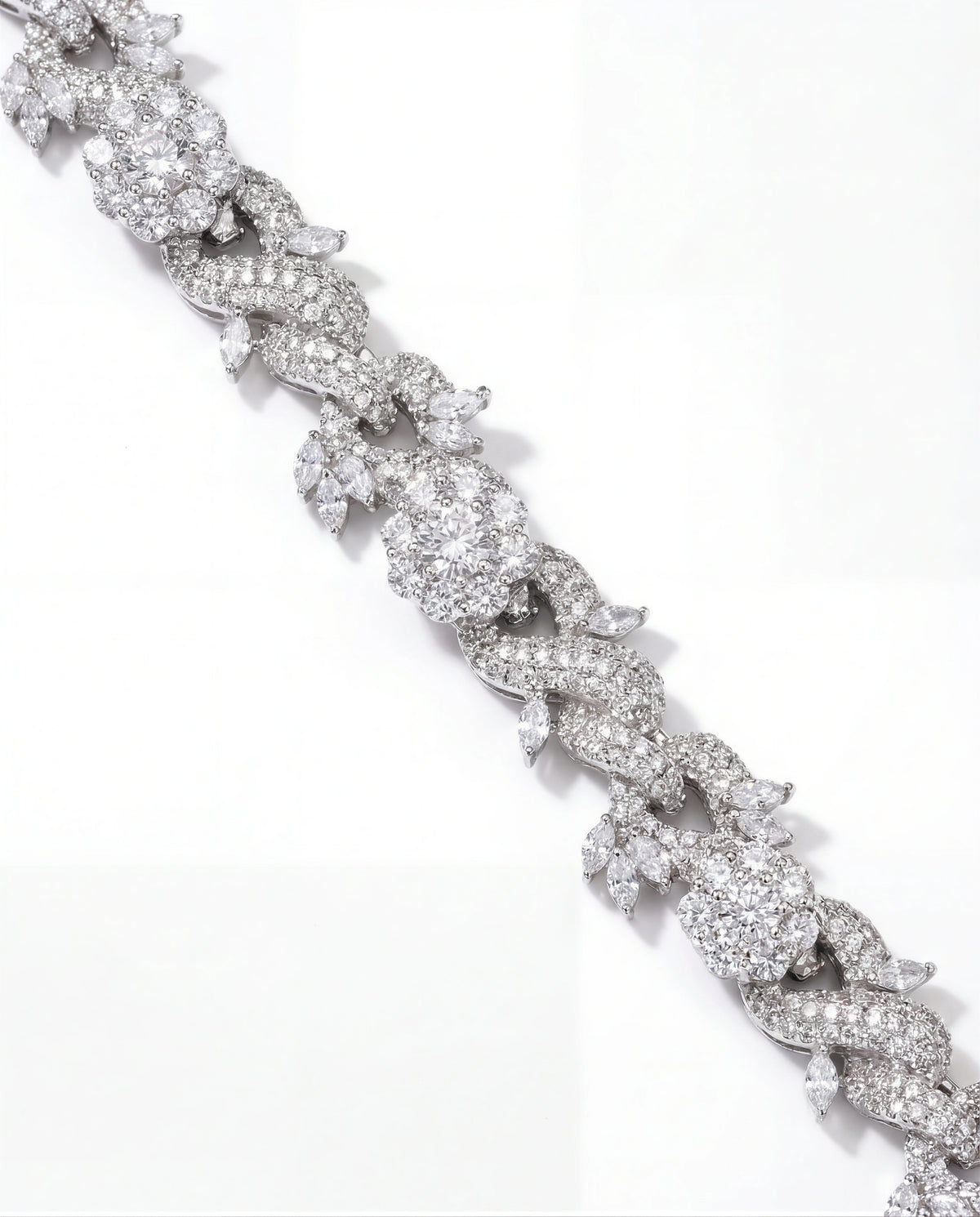 Nocta Vince 15MM Rosa Spinosa Chain - Silver detail view