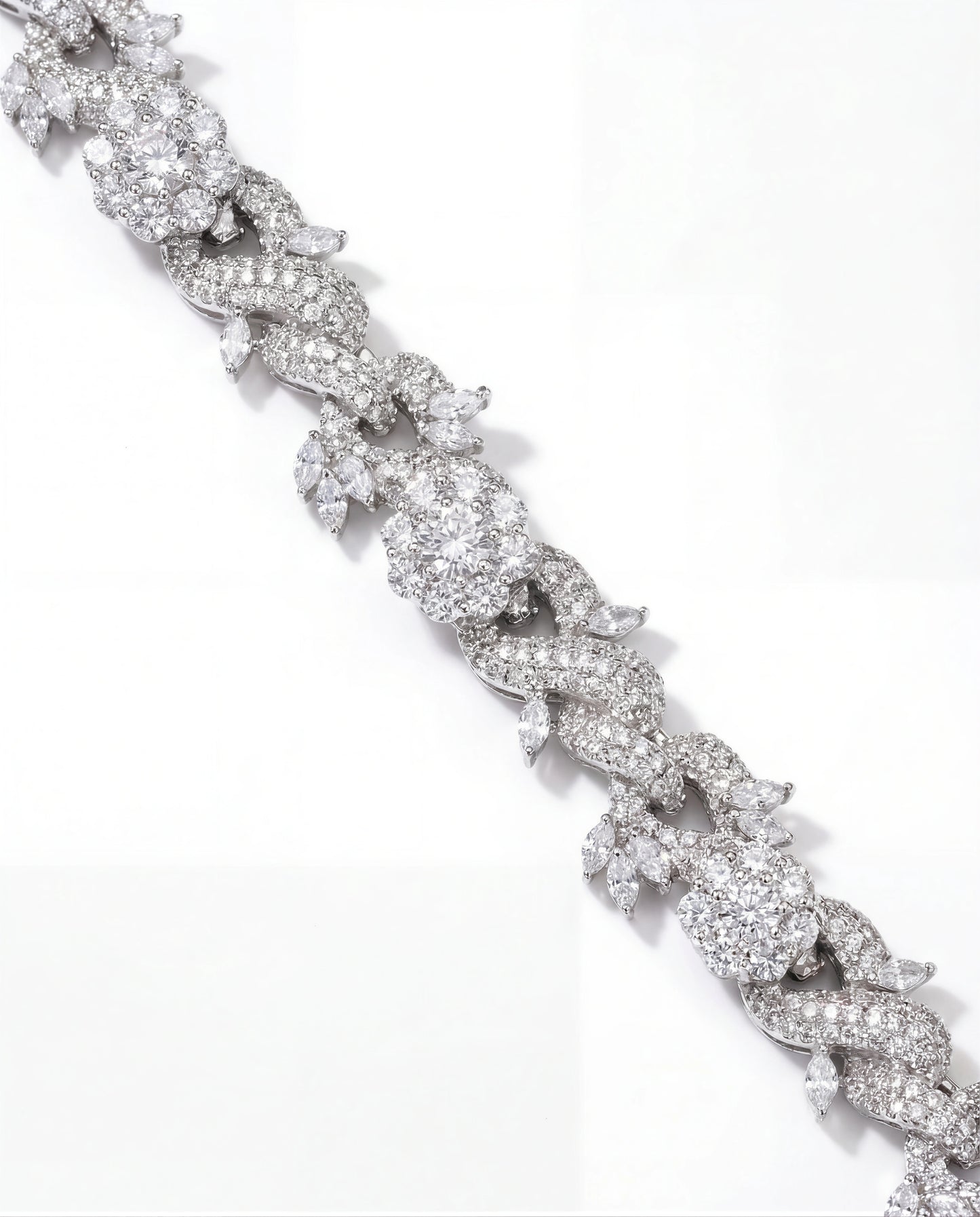 Nocta Vince 15MM Rosa Spinosa Chain - Silver detail view