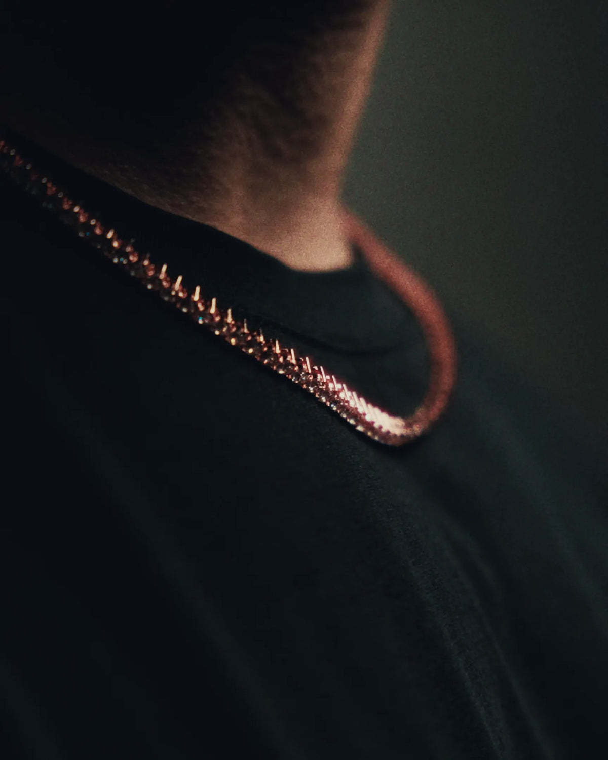3 Prong Tennis Chain  - 3MM - Rose Gold