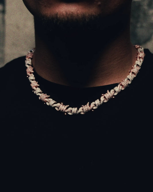 13MM Entwined Wire Cuban Chain