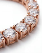 Nocta Vince 4 Prong Tennis Chain - 5MM - Rose Gold detail view