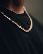 3 Prong Tennis Chain  - 4MM - Rose Gold