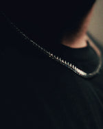3 Prong Tennis Chain  - 3MM - Silver