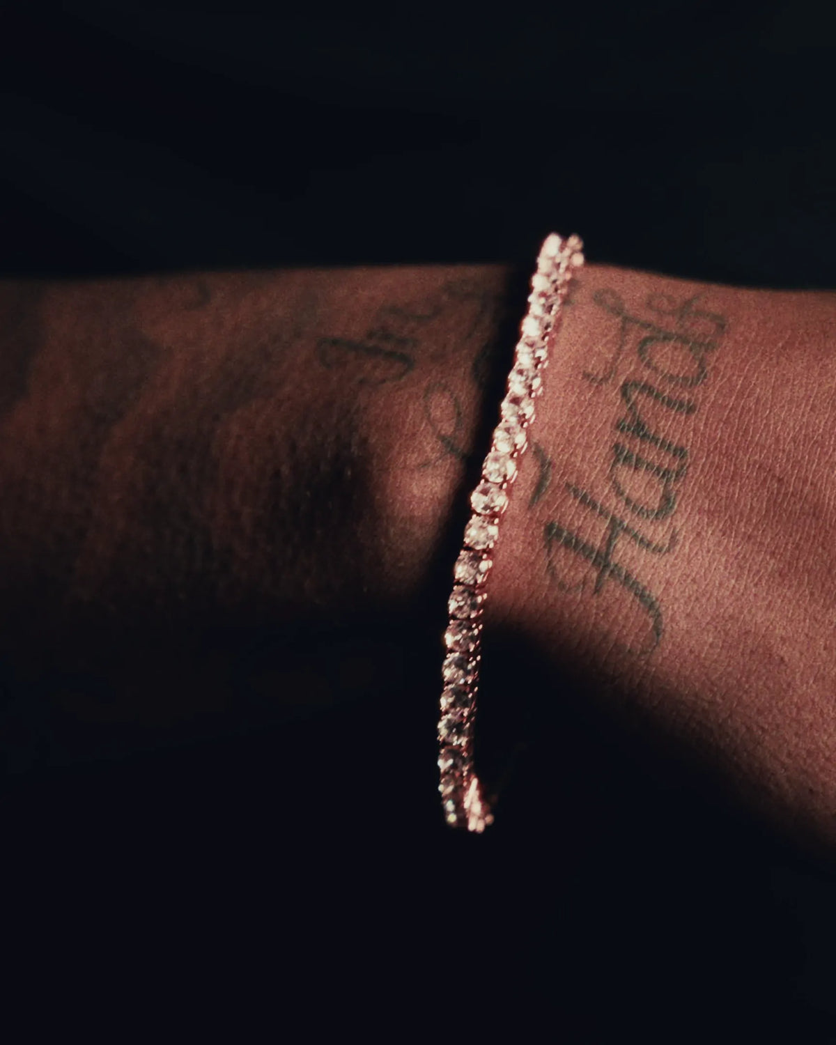 4 Prong Tennis Bracelet - 4MM - Rose Gold