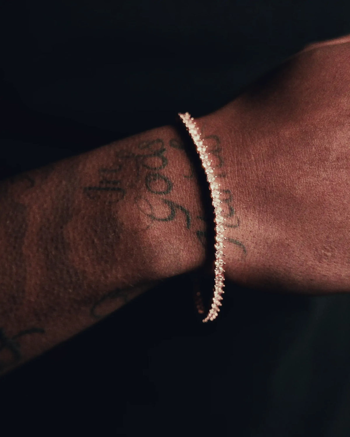 3 Prong Tennis Bracelet - Rose Gold - 3MM
