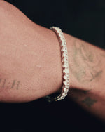 4 Prong Tennis Bracelet - 5MM - Silver