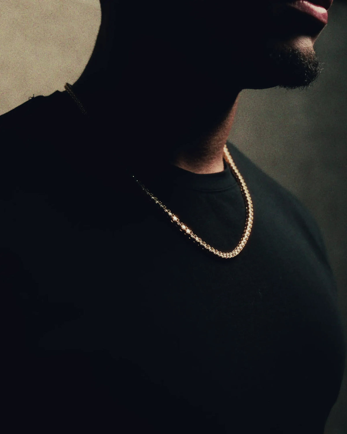 4 Prong Tennis Chain - 3MM - Gold