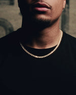 3 Prong Tennis Chain  - 5MM - Gold