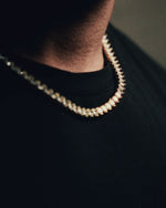3 Prong Tennis Chain  - 5MM - Gold