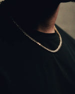 3 Prong Tennis Chain  - 4MM - Gold