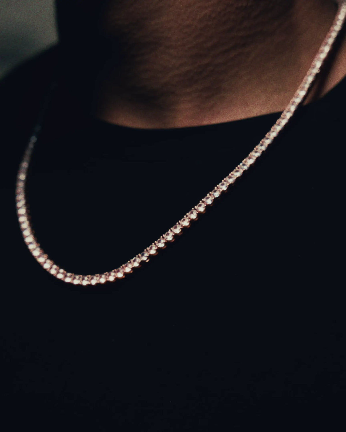 4 Prong Tennis Chain - 4MM - Silver