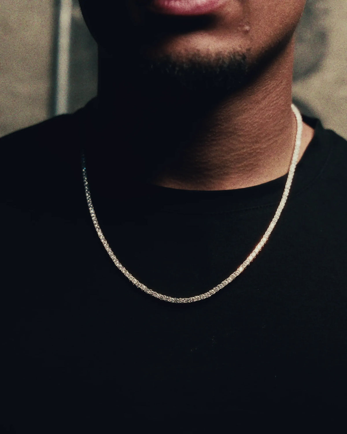 4 Prong Tennis Chain - 3MM - Silver