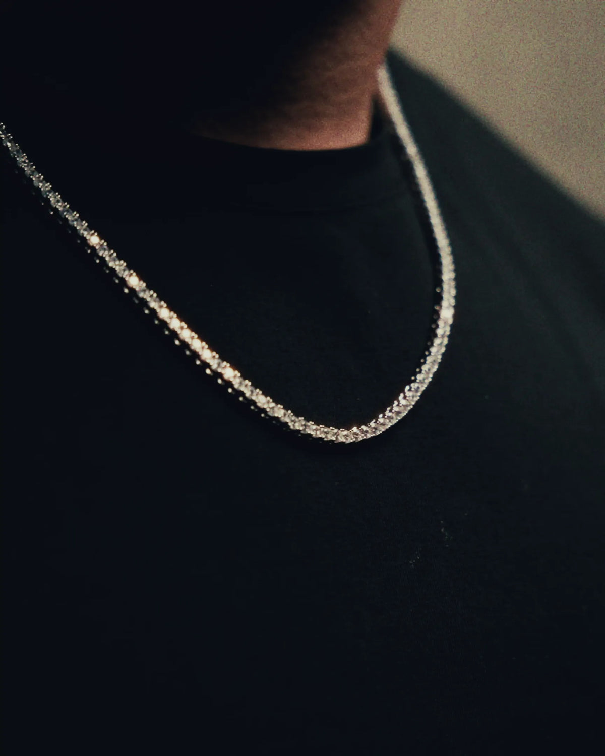 4 Prong Tennis Chain - 3MM - Silver
