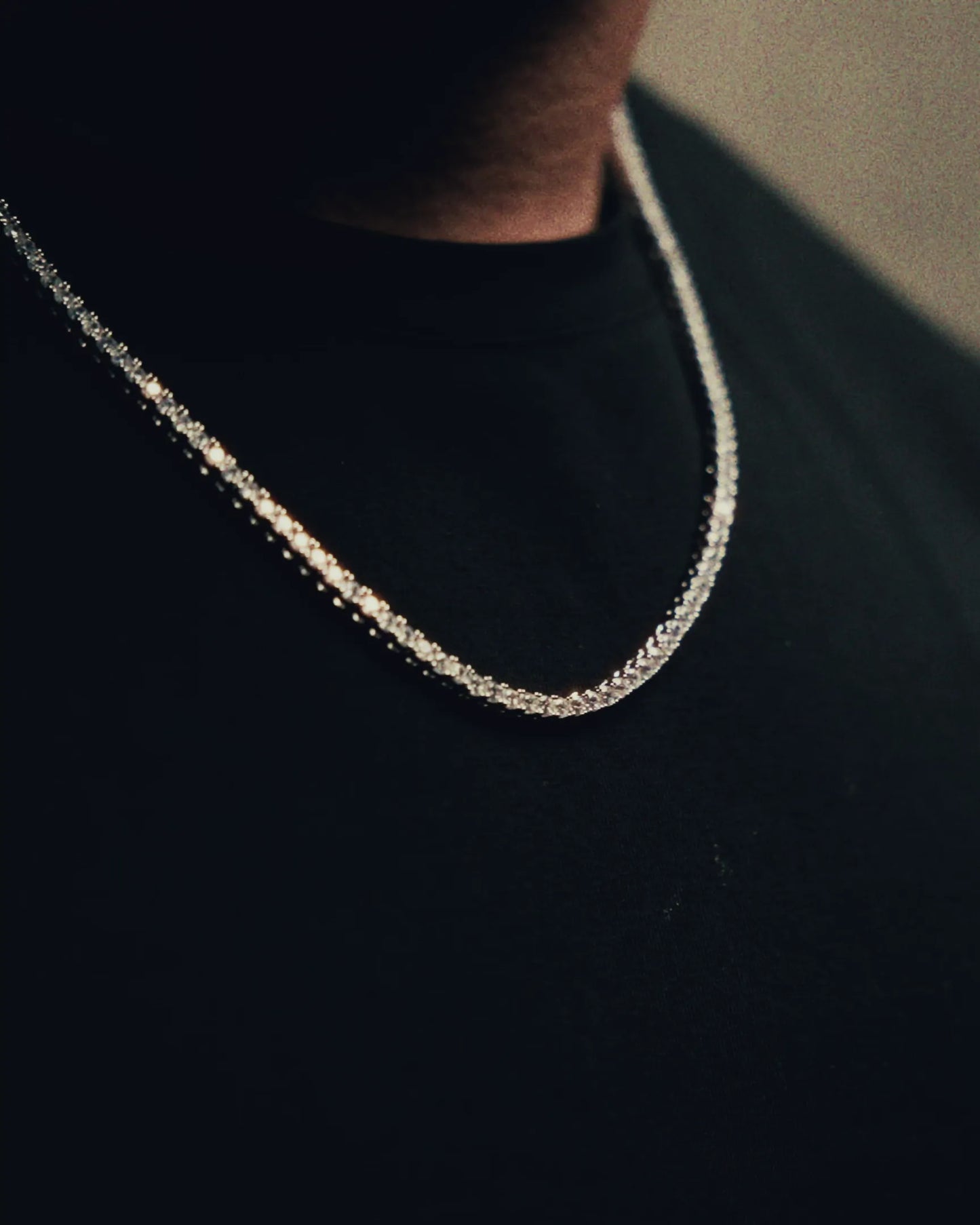 4 Prong Tennis Chain - 3MM - Silver