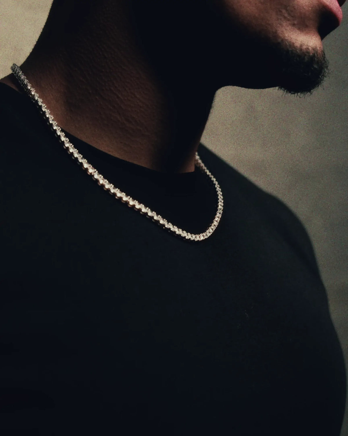 4 Prong Tennis Chain - 5MM - Silver