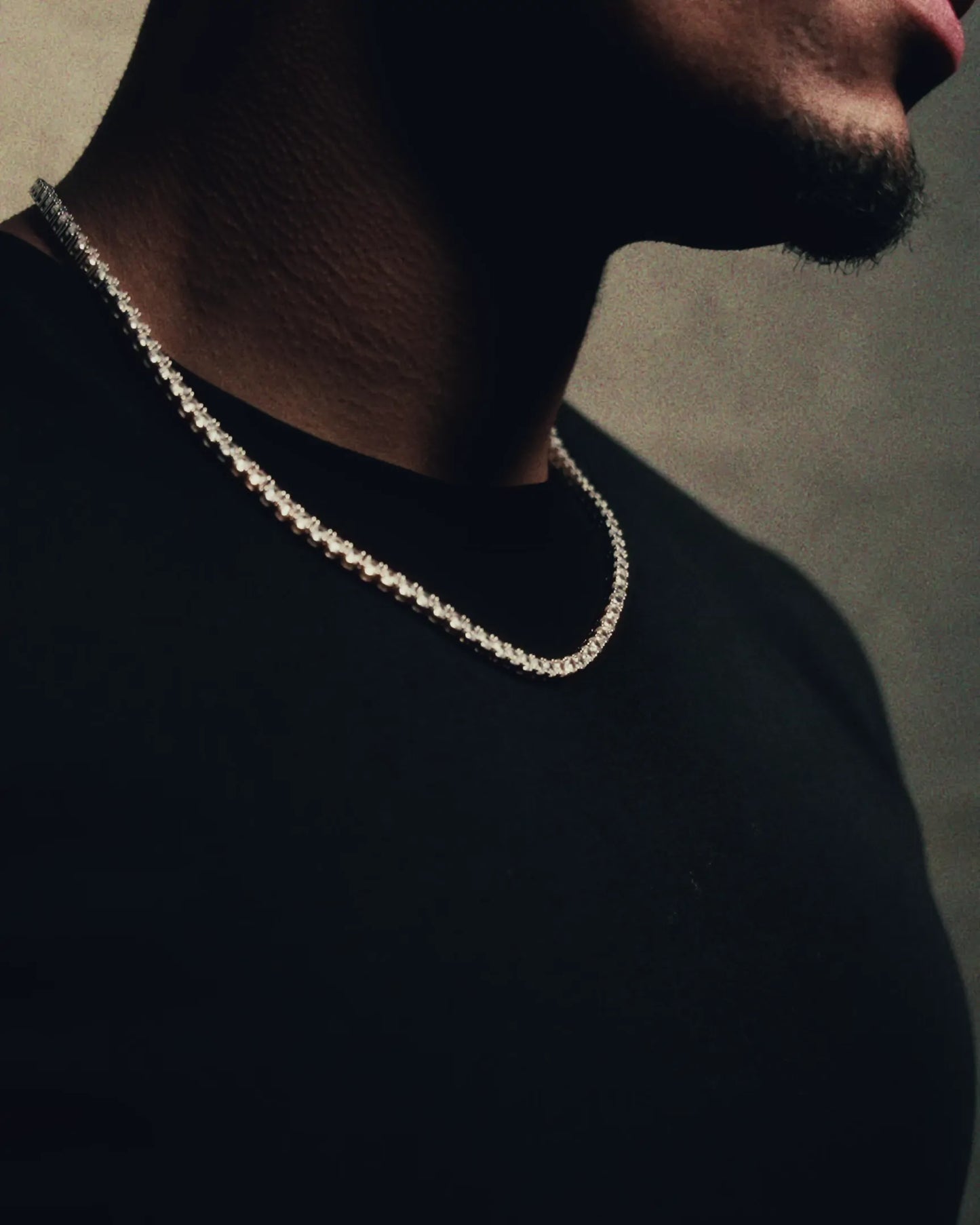 4 Prong Tennis Chain - 5MM - Silver