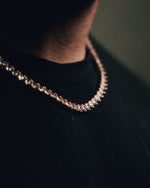 3 Prong Tennis Chain  - 5MM - Rose Gold